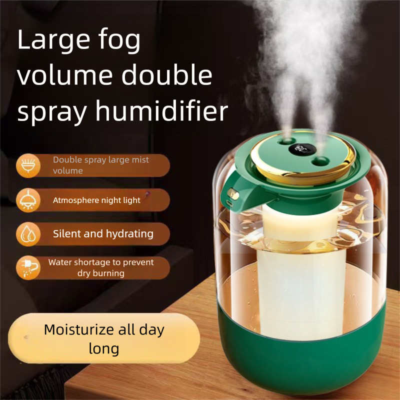 2025 Air Humidifier - Large Capacity For Bedroom, Silent Moisturizing For Pregnancy & Baby, Indoor Air Purification_voghion.com