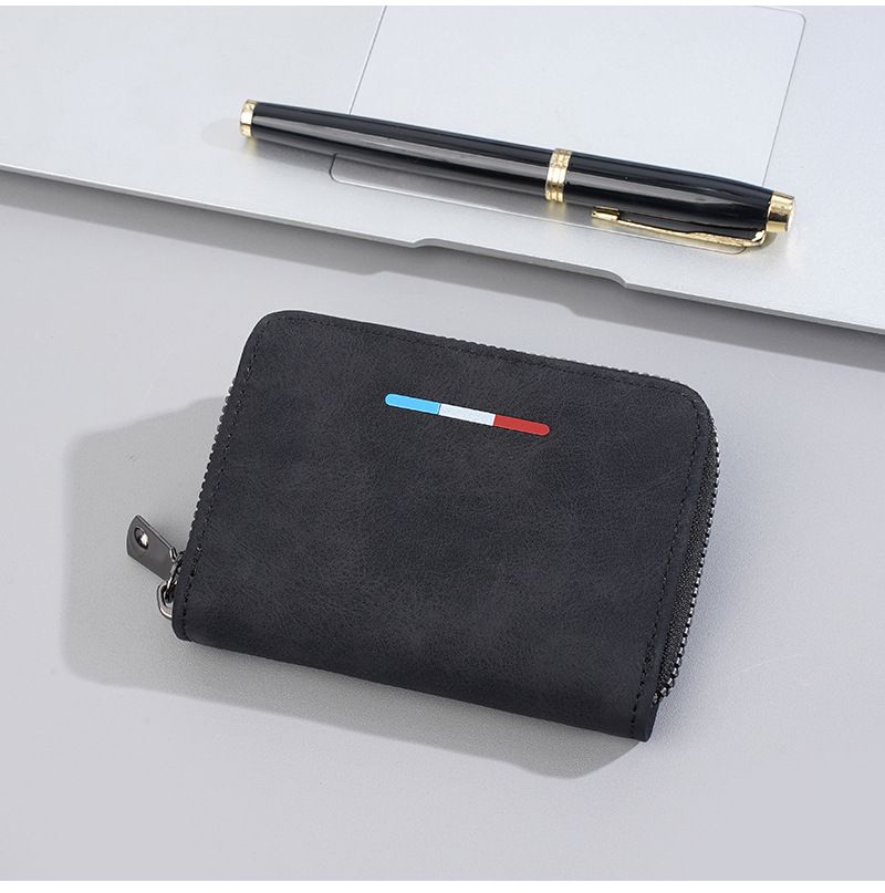 Baellerry New Men's Card Wallet, Simple Retro, Multi-card Design, Organ Style Structure, Set Of Card Wallet, Coin Purse, ID Bag, Card Holder In One._voghion.com
