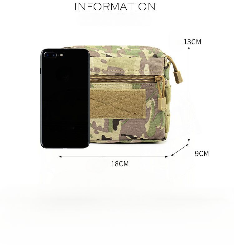 Outdoor Sports Multi-Functional Tactical Waist EDC Duty Belt-Worn Miscellaneous Storae Companion Backpack Attachment_voghion.com