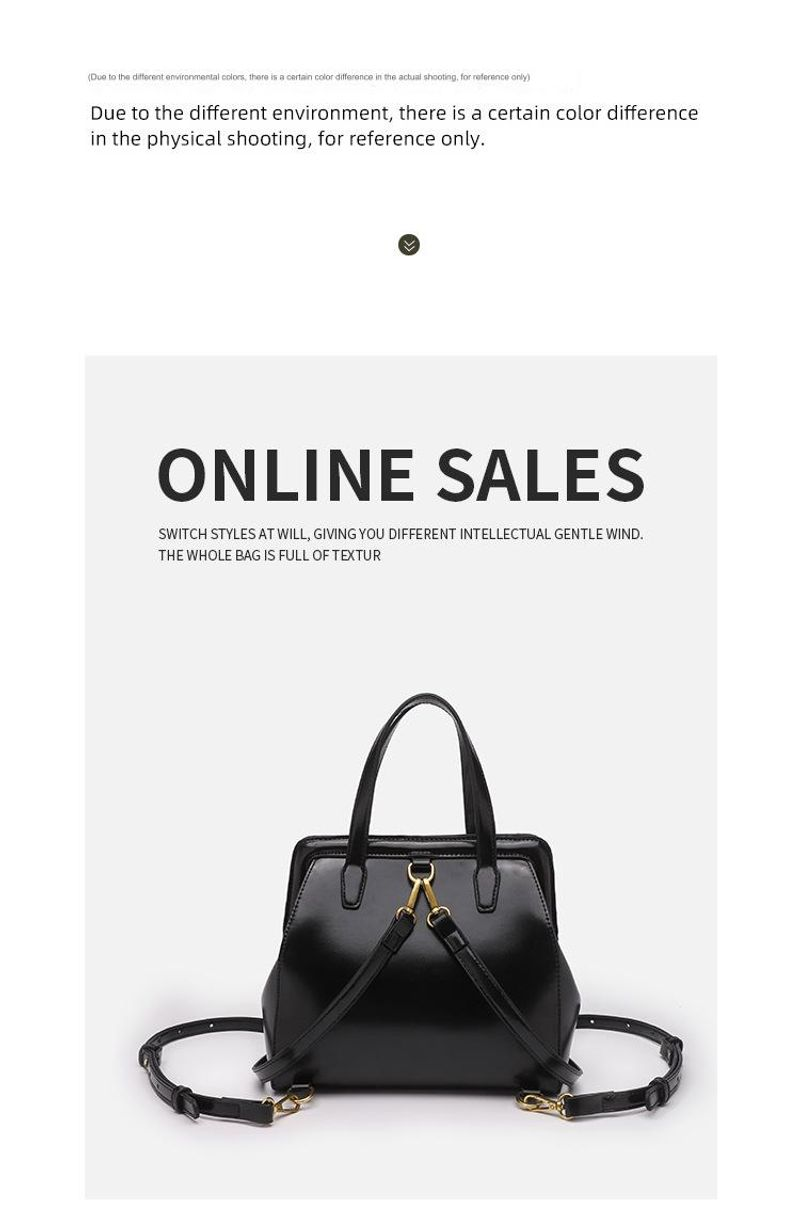 Südkorea Einfache Umhängetasche 2024 Neue Nische High-End Clip Rucksack_voghion.com