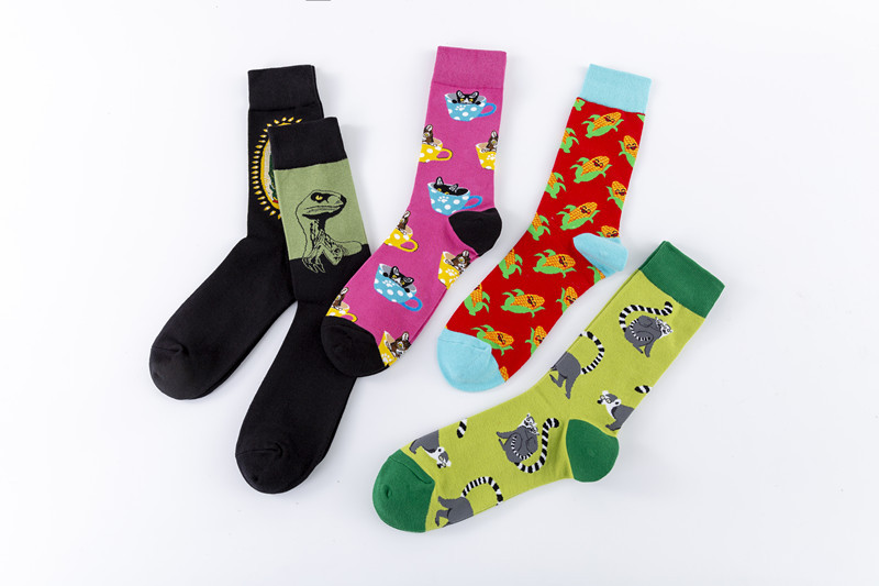 Socks New mid calf socks colorful trendy socks combination casual socks autumn and winter new cotton socks_voghion.com