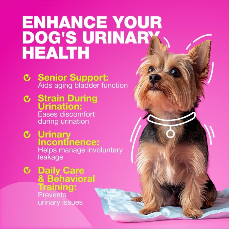 Dog Urinary Health Supplement Dog Cranberry Incontinence Supplement For Support UTI Tract Cranberry Treatment Bladder Fo Kidney_voghion.com