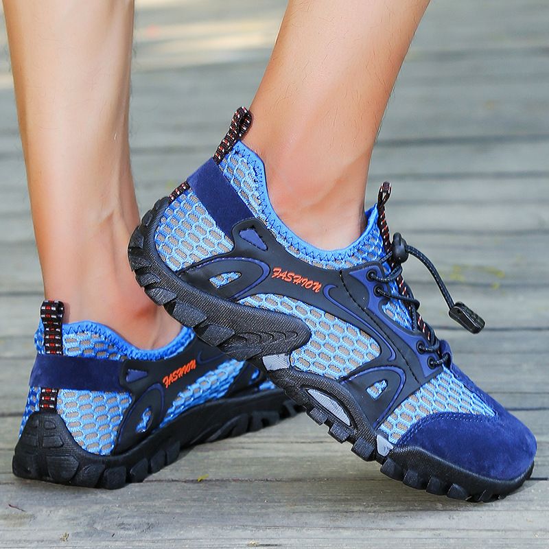 Herren 2025 Sommer Neue Mesh Atmungsaktiv Casual Wandern Outdoor Wasser Trekking Schuhe_voghion.com