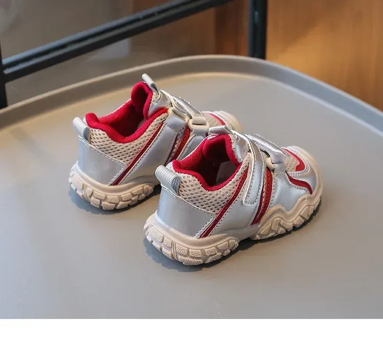 Zapatillas de deporte transpirables para niños y niñas, de otoño 2024, nuevas, ligeras, suaves y versátiles_voghion.com
