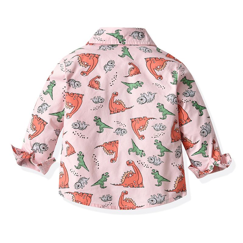Kinderkleidung Kinderkleidung Jungen Anzug Host Blumenmädchen Kleidung Kinder Dinosaurier Print Shirt Performance Kleidung_voghion.com