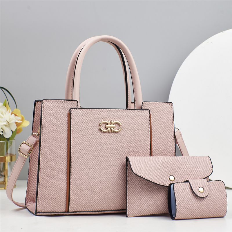 Women's Versatile Handbag Crossbody Bag Large Capacity Bag Shoulder Bag Three-piece Set_voghion.com