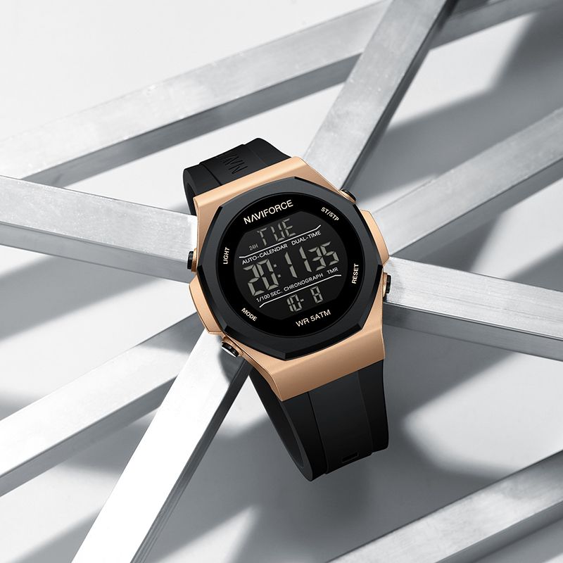 Montres de haute qualité pour homme, étanches à 50 m, bracelet en silicone, nouveau style, montres-bracelets électroniques lumineuses_voghion.com