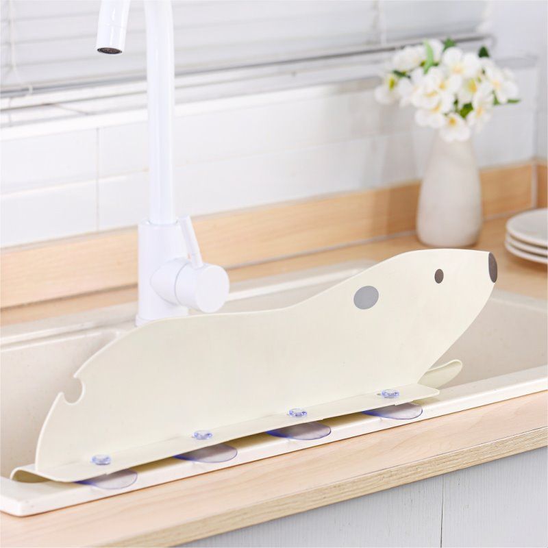 Ventosa per lavello da cucina, deflettore fisso per lavaggio piatti, deflettore per spruzzi d'acqua sul controsoffitto della piscina_voghion.com