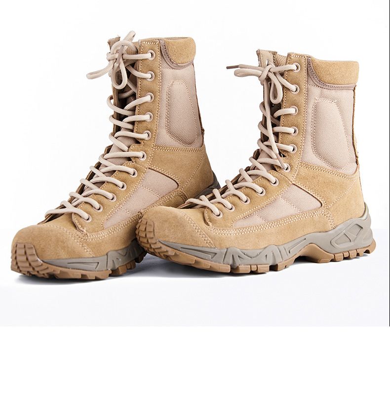 Men’s Shoes CQB.SWAT New Airborne Boots Summer Breathable Hiking Boots Men's High Top Combat Boots Men's Outdoor Hiking Training Shoes_voghion.com