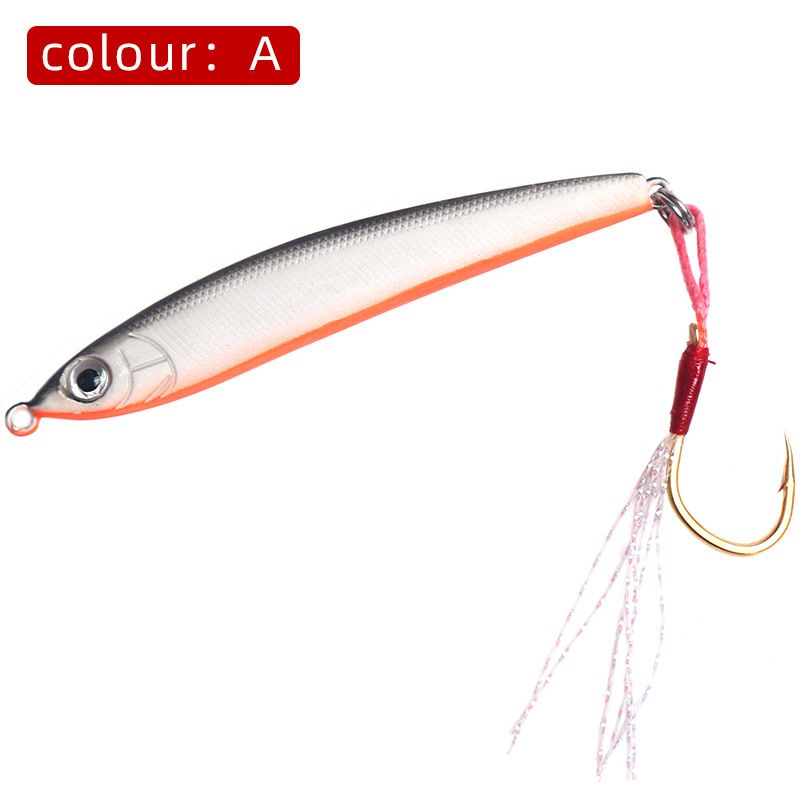 Leurre rigide coulant à hameçon simple, 6,5 cm, 6,5 g, vibrant, pour lancer longue distance, idéal pour le bar et la perche._voghion.com