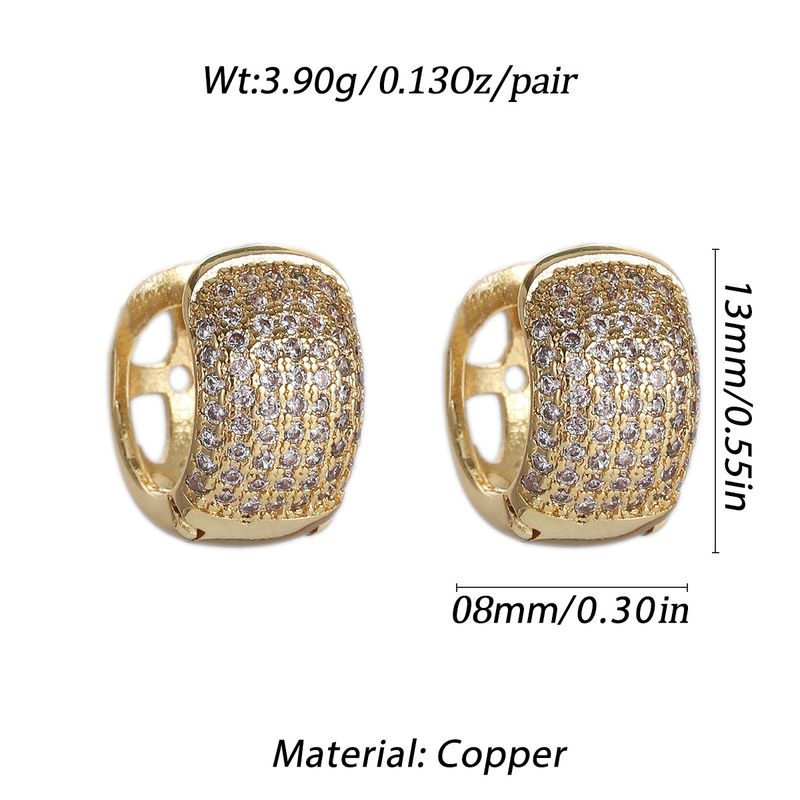 Gioielli e accessori semplici orecchini con micro zirconi intarsiati gioielli da donna di alta qualità da indossare ogni giorno regalo selezionato per la fidanzata_voghion.com
