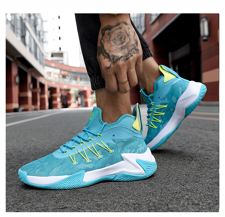 Men's shoes basketball shoes mesh surface breathable student running shoes soft soles sneakers low top non-slip sports shoes_voghion.com