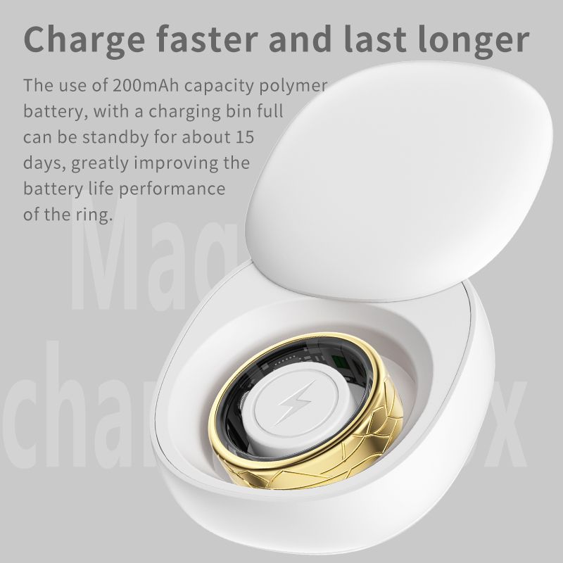 Smart Ring Can Brush Video E-book, Monitor Heart Rate, Blood Oxygen Sleep, Remote Control Photo, Sports, Women's Health, Smart Ring_voghion.com