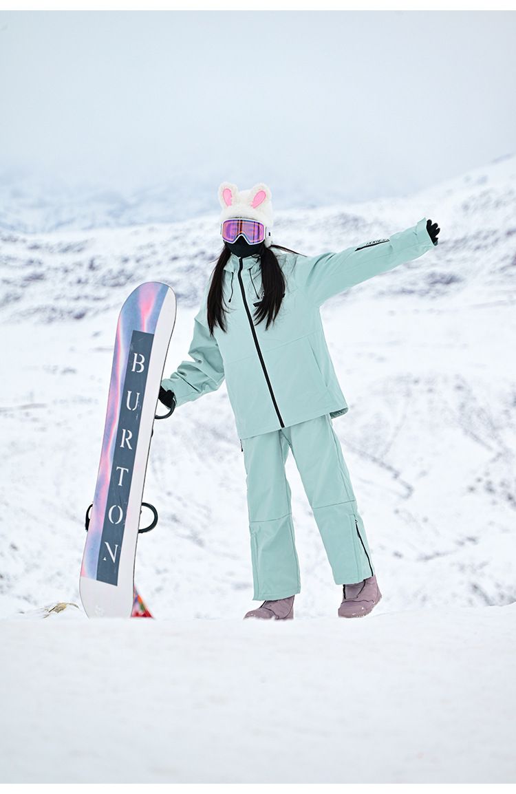 Neuer Damenanzug Internet Celebrity Trendy Alternative Skijacke mit Baumwolle und verdickter Windjacke mit Kapuze_voghion.com