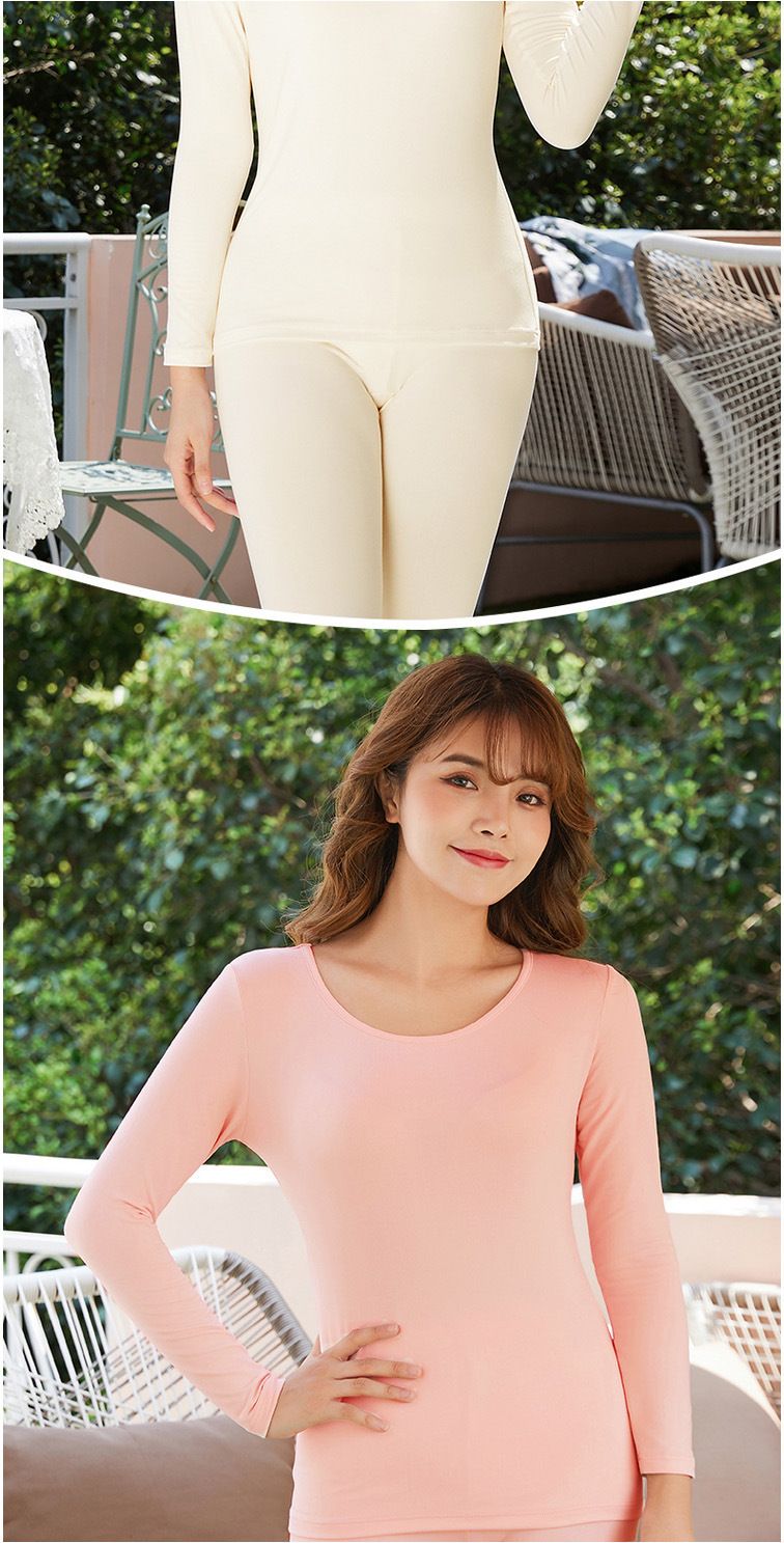 Thermal Underwear Set For Men & Women - Fleece Lined Warm Base Layer, Soft & Breathable Long Sleeve Tops & Pants, All-Season Comfort_voghion.com