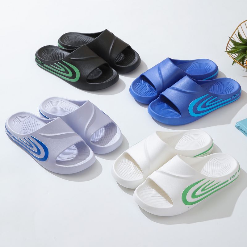 Pantofole da uomo di qualità imbattibile, con lettere colorate alla moda, per hotel, supermercati, bagno, doccia, uso domestico._voghion.com