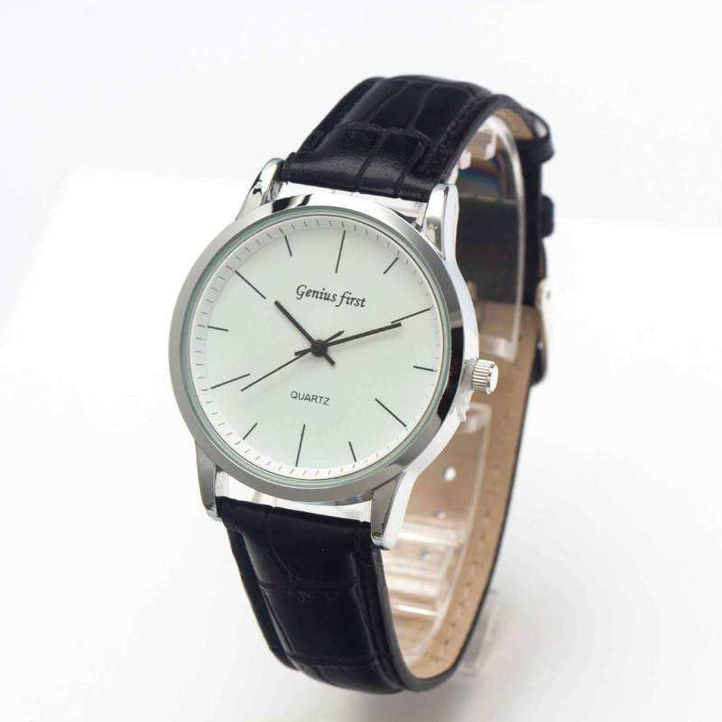 Alloy Couple Leather Strap Student Unisex Quartz Wristwatches Matching Watches_voghion.com