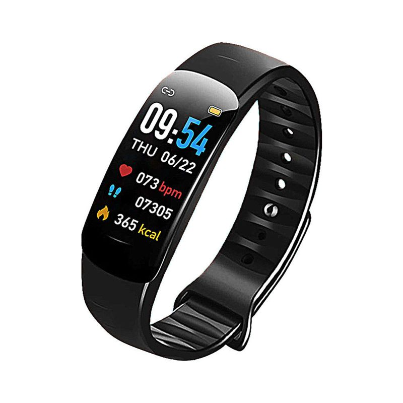 RXshengtai C1plus Bluetooth-Compatible Reminder Weather Forecast Multiple Sport Modes Wrist Smart Watch Daily Life_voghion.com