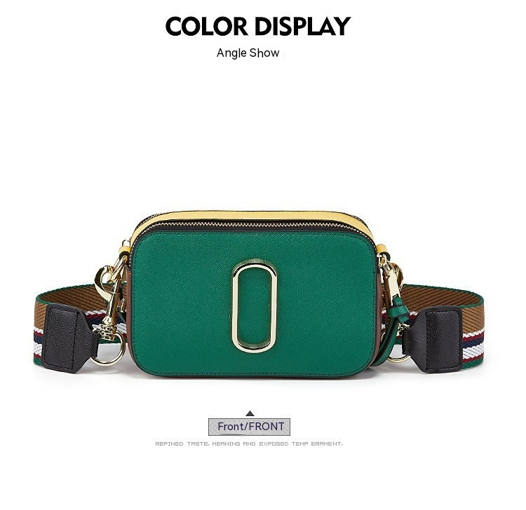 Shoulder Bag 2023 New Niche Design, High-end, Fashionable, Wide Shoulder Strap, Versatile Cross-body Camera Bag_voghion.com
