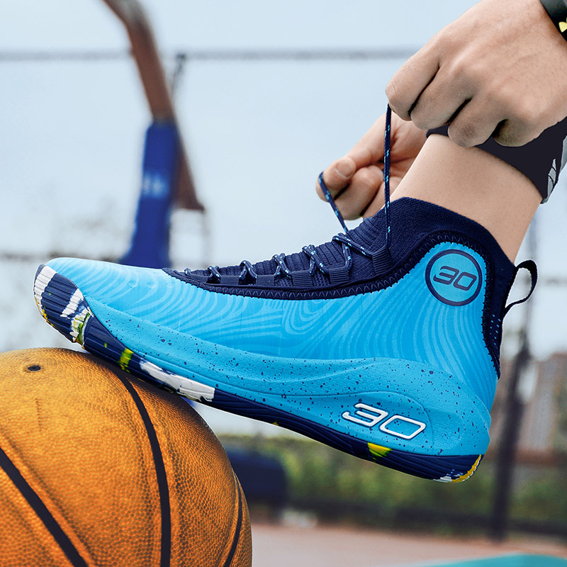 2023 Basketballsko Herre Sneakers Herre Gutter Basketsko Høst Høye Sklisikre Utendørs Sportssko Treningssko Dame_voghion.com