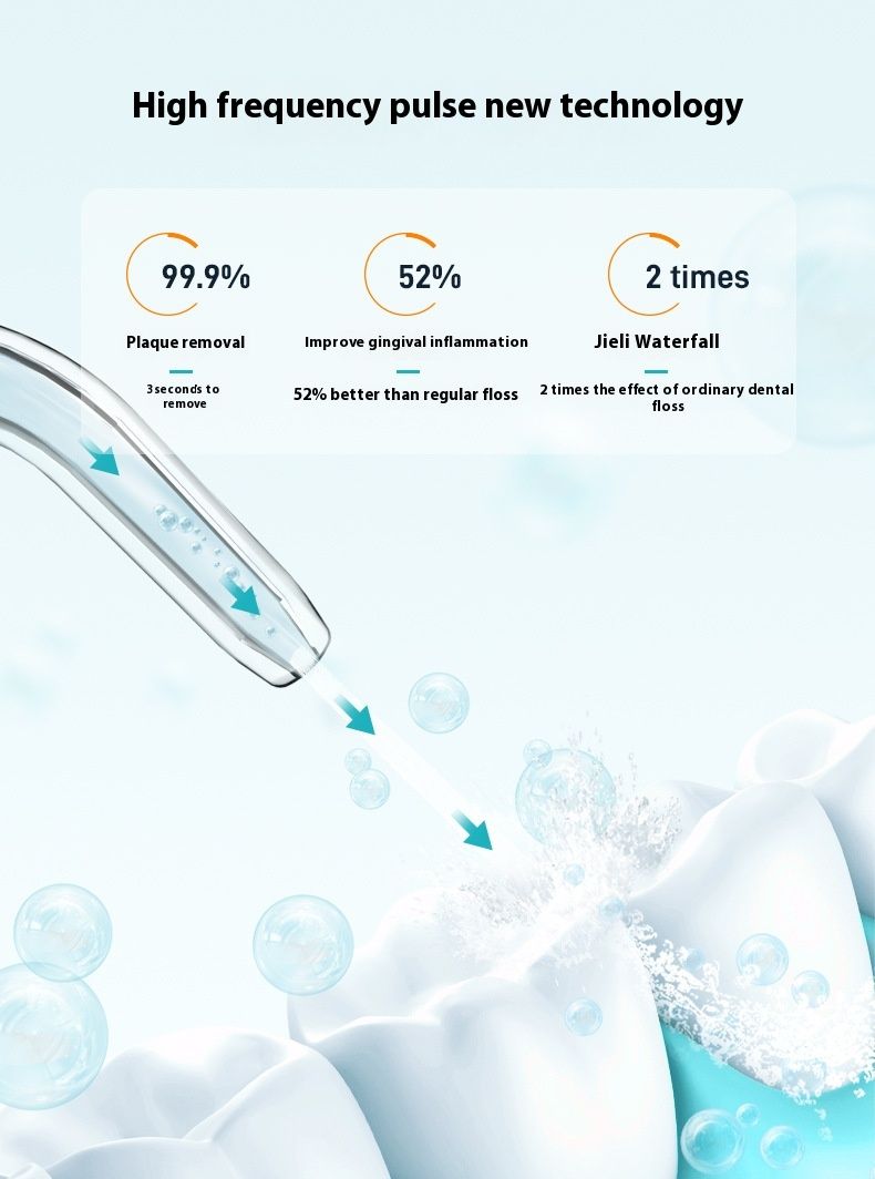 Spazzolino da denti fai da te ad alta frequenza, idropulsore, può lavare i denti, lavare il naso, pulizia elettrica portatile dei denti_voghion.com