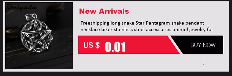 Good Detail Fashion New Stainless Steel 3d Dragon Necklace for Man Punkrock Necklace Friend's Party Gift Tiers Jewelry_voghion.com