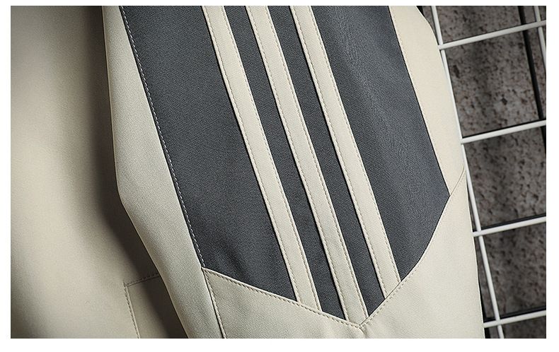 Spring And Autumn High-end Pure Cotton Sports Men's Korean Style Trendy Sweatshirt Casual Loose Two-piece Set_voghion.com
