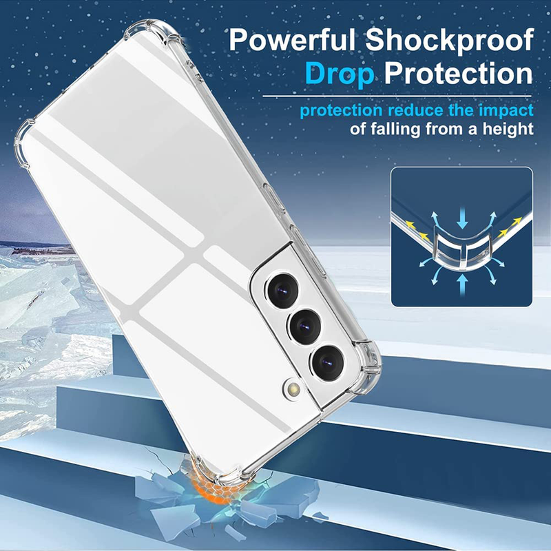 Luxus kloert Silikon Soft Cover fir Samsung Galaxy S22 S21 S20 FE S10 S9 S8 Note 10 Plus 9 8 20 Ultra Dënn Réckcover Sh_voghion.com