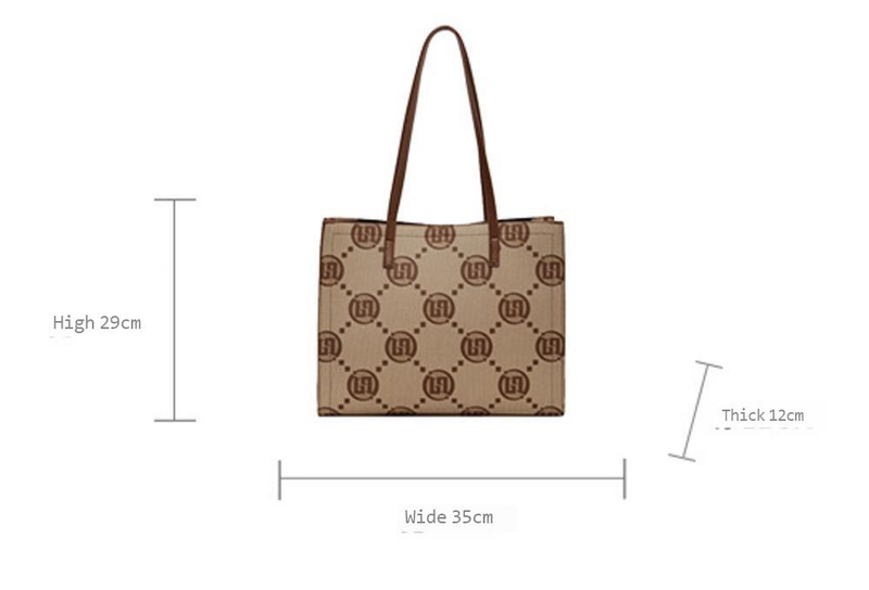 2023 Light Luxury, High-end, And Luxurious Shoulder Bag, Large Capacity And Versatile, Trendy And Stylish PU Women's Tote Bag, Practical Women's Bag_voghion.com