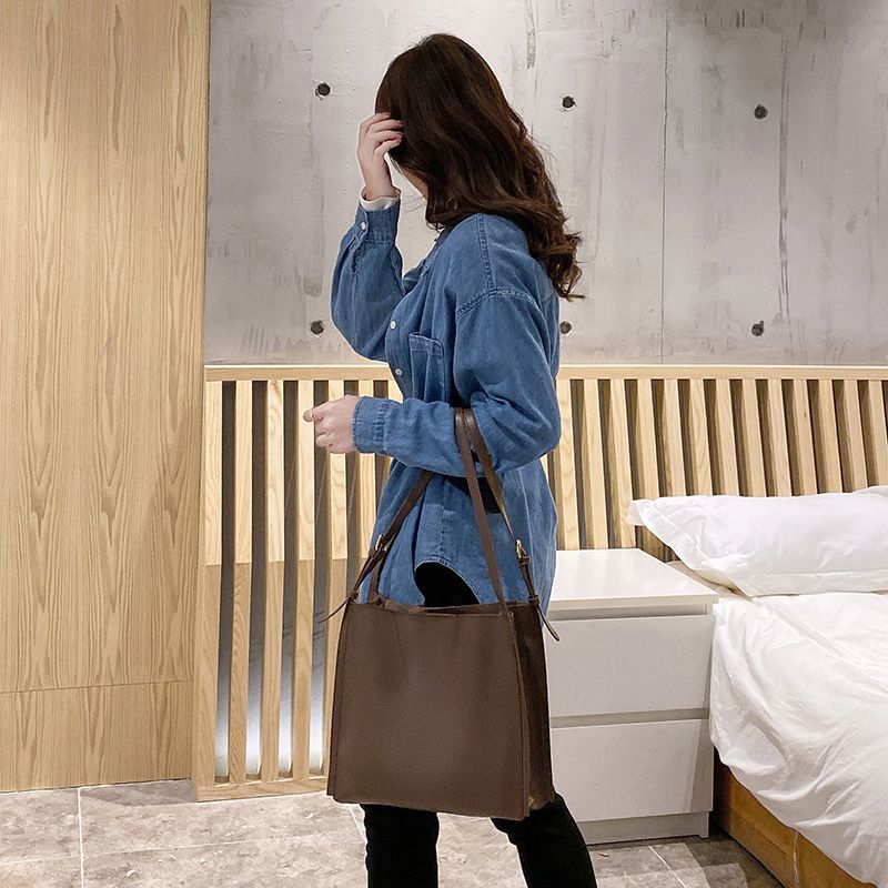 Borsa a tracolla versatile in stile coreano, di grande capacità, da donna, nuova tendenza 2020, per studenti_voghion.com