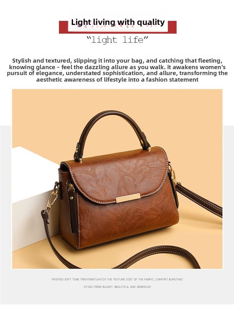 Borsa a tracolla retrò, borsa da donna alla moda, borsa a mano, piccola borsa quadrata con colori contrastanti_voghion.com