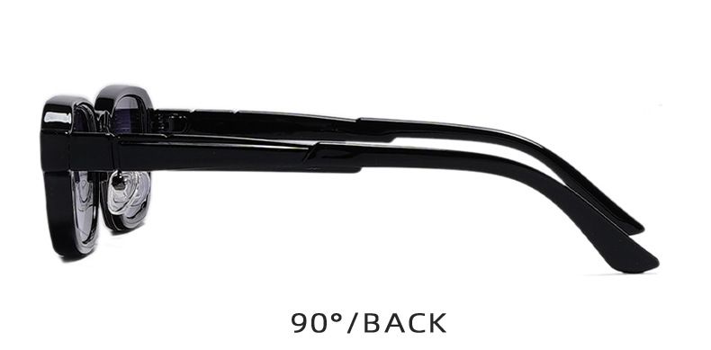 Retro Square Gradient Sunglasses - Classic Small Frame (Unisex UV Protection)_voghion.com