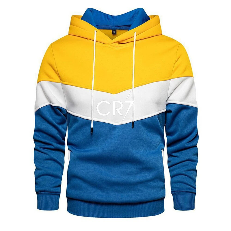 2022 Patchwork Men CR7 Cristiano Ronaldo Print Sweatshirt Casual Football Star Oversized Hoodie Men's And Women's_voghion.com