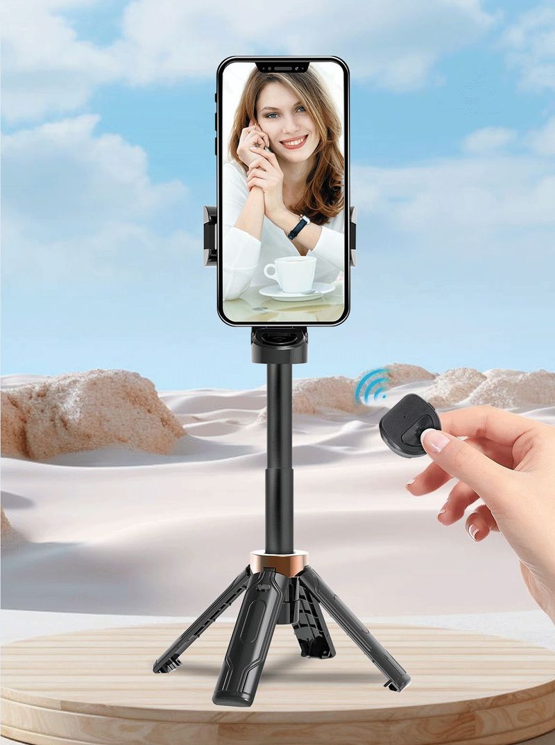 New JC - 25 Ultra Mini Selfie Stick: 360 - Degree Phone Photography Artifact For Travel_voghion.com