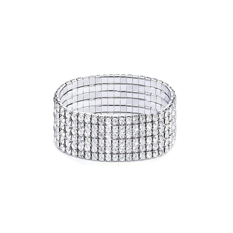 Borse da sera da donna, borsetta, set di gioielli da sposa, accessori da sposa, collana con strass, bracciale, confezione da cena, accessori da sposa_voghion.com