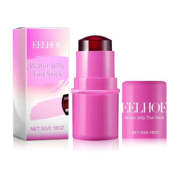 EELHOE Fruit Jelly Blush Lip Gloss Stick Lazy Contouring Even Skin Tone Brightening And Colorful Easy To Apply Lip Gloss Stick_voghion.com