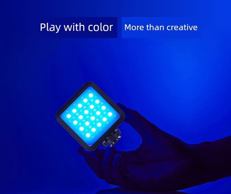 Mobile Phone Selfie Fill RGB Portable SLR Camera Photo Shooting Video Beauty Led Tofu Pocket Light_voghion.com