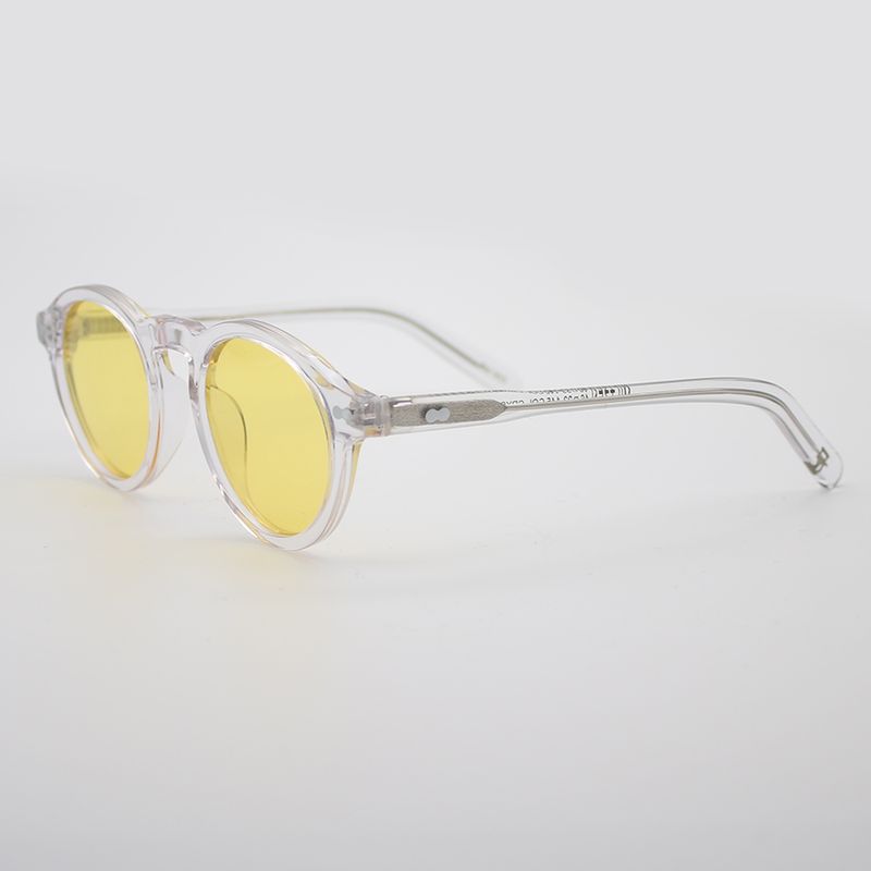 Novidades Moda Johnn Depp Óculos de Sol Masculino Feminino Polarizados Óculos de Sol Marca Vintage Armação de Acetato Miltzen Eeglasses Top_voghion.com