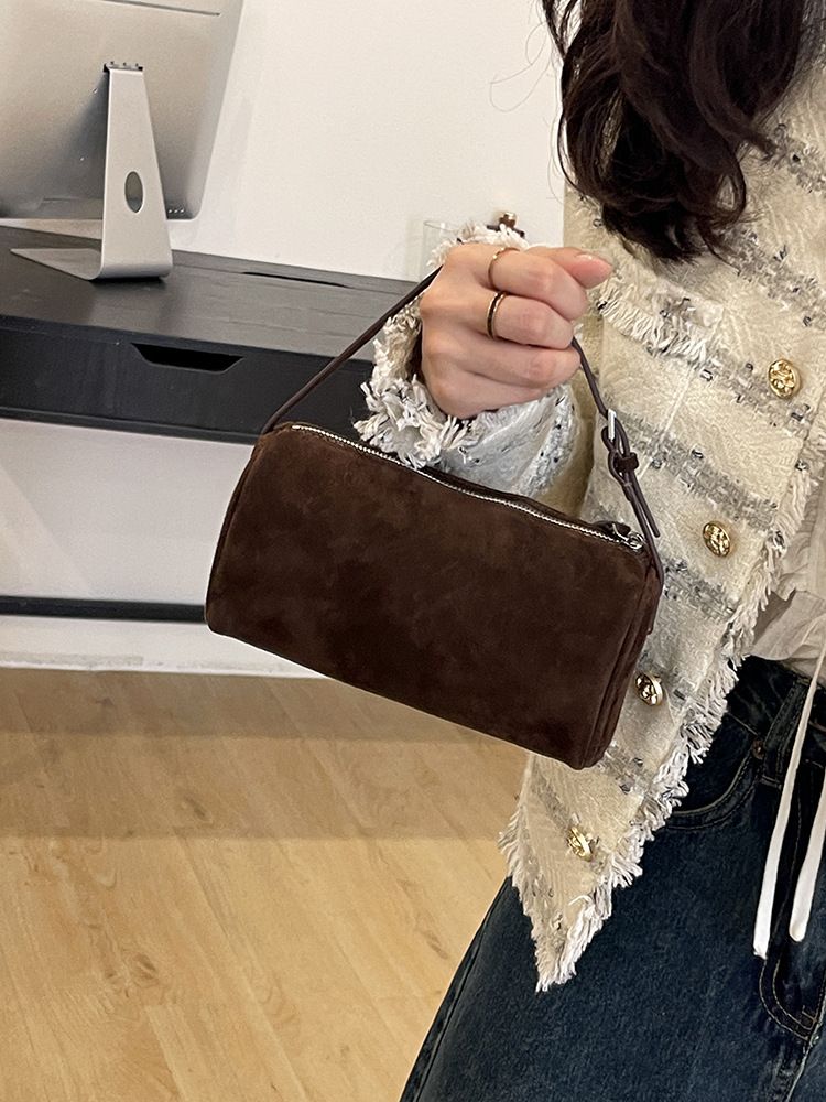 Portapenne a righe, moda, versatile, di alta qualità, in vera pelle, da donna, borsa a cuscino, casual, da ascella_voghion.com
