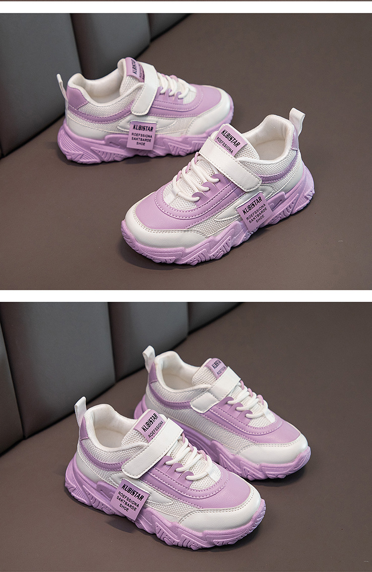 2024 frühjahr Neue kinder Sport Mädchen Casual Mesh Atmungsaktive Leichte Laufschuhe Student Kleine Weiße Schuhe_voghion.com