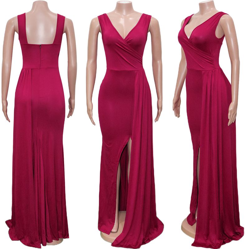 Women's Clothing Ball Gown Evening Dress Elegant Sexy Floor Length Dress Female_voghion.com