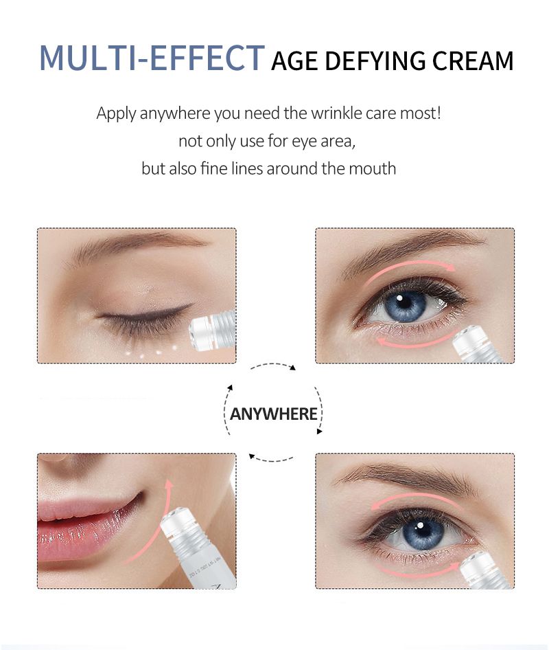 Cremă de ochi cu peptide, cearcăne, îndepărtarea pungilor de sub ochi, ser hidratant, ridicare a pielii ochilor, îngrijire cosmetică pentru frumusețe_voghion.com