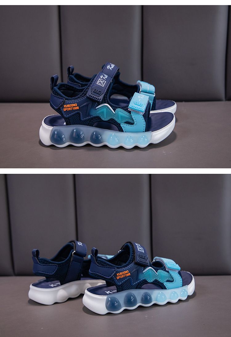 Sandali sportivi da ragazza per bambini 2024 estivi nuovi medi e grandi alla moda Scarpe da spiaggia antiscivolo per bambini_voghion.com