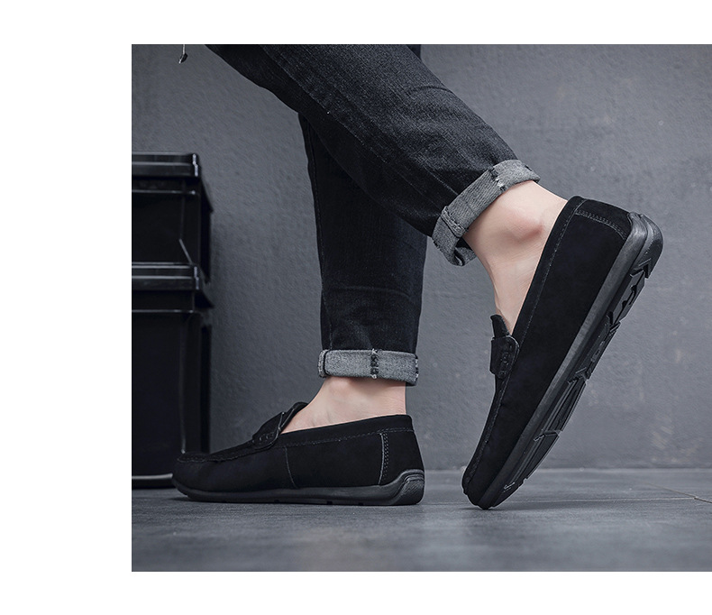 Neue Slip-On-Fahrschuhe mit weicher Sohle Jugendschuhe Herren-Casual-Loafer_voghion.com