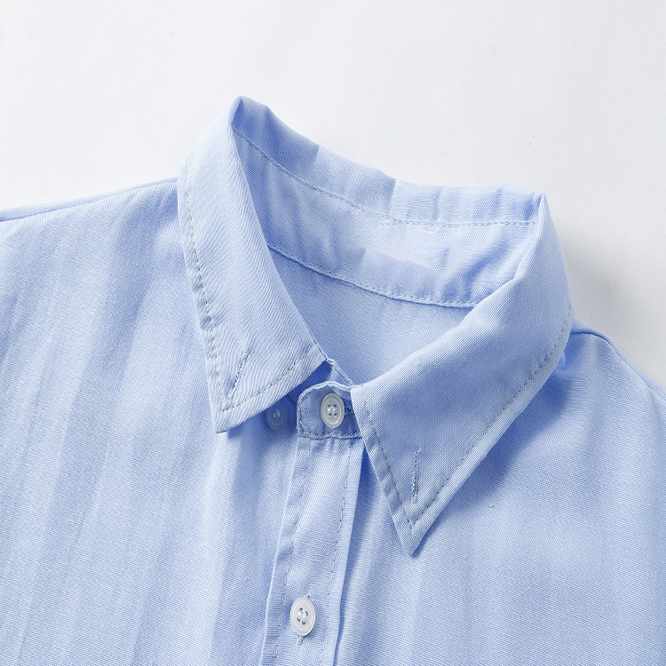 Nuova camicia a maniche lunghe Oxford Spinning Edizione coreana Non stirabile Slim Fit Tinta unita Abbigliamento casual da uomo per il centro_voghion.com