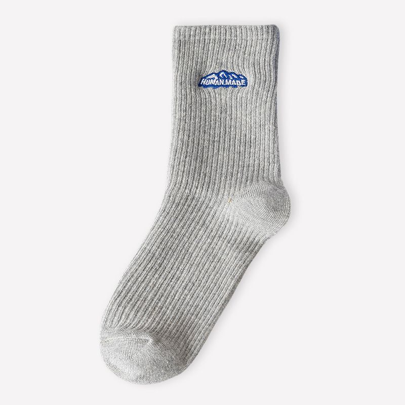 6 paia di calzini lunghi da uomo a metà polpaccio Zhuji da donna, sportivi, in cotone, assorbenti del sudore, autunnali e invernali_voghion.com