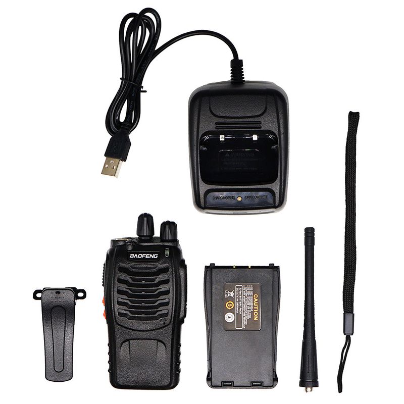10Pcs/Lot Original Baofeng BF-888S Walkie Talkie Two-way Radio Set BF 888s UHF 400-470MHz 16CH Walkie-talkie Radios_voghion.com