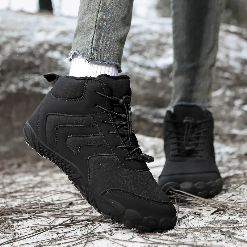 2025 Neue grenzüberschreitende Baumwollschuhe für Herren und Damen, mit Fleece gefüttert, warm, lässig, für Paare, bequem, für zu Hause, dicke Baumwollstiefel_voghion.com