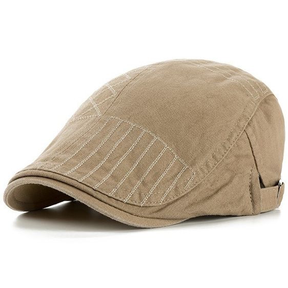 Hat Summer Duckbill Thin Style Middle-aged Elderly Dad Spring And Autumn British Beret Sunshade Forward Cap For Men_voghion.com