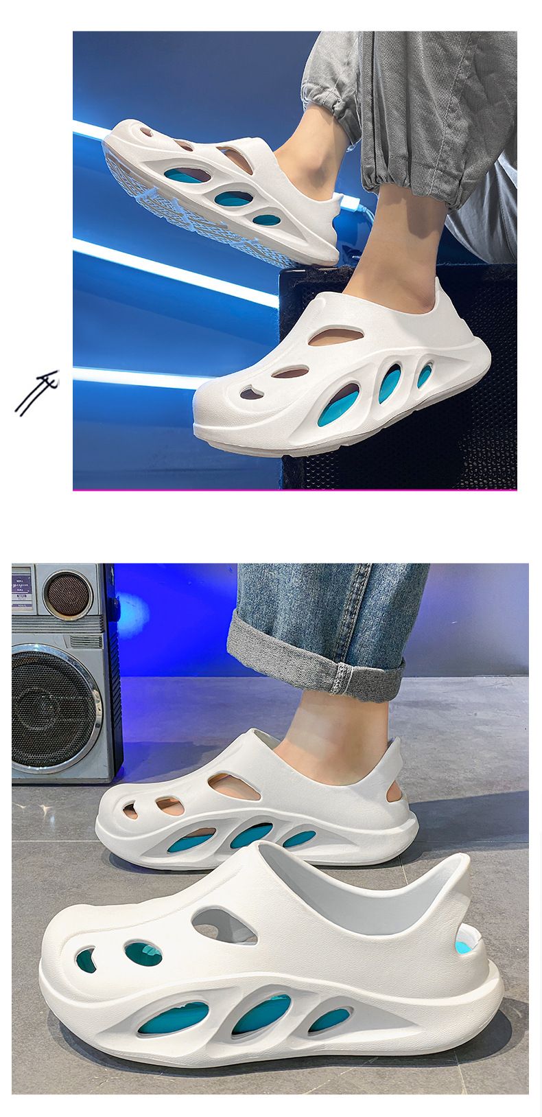 Men's Beach Sandals Casual Shoes_voghion.com